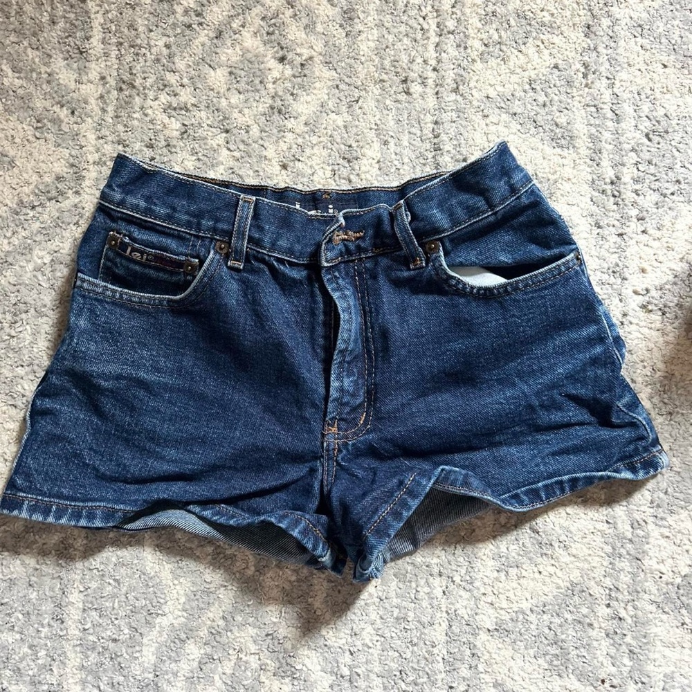 LEI Dark Blue Jean Shorts for Women